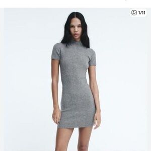 Zara Charcoal Mini Dress